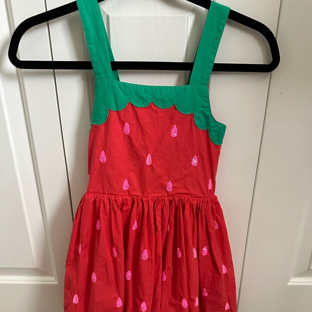 Mini boden strawberry dress